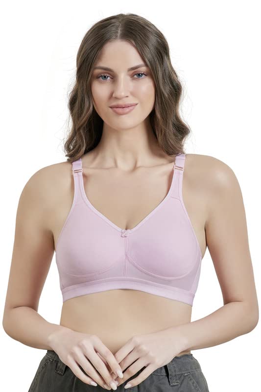 Image of MAROON 419 Women Cotton Blend Long Lasting Magical Lift T Shirt Bra Non-Wired and Non Padded, Seamless and Full Coverage