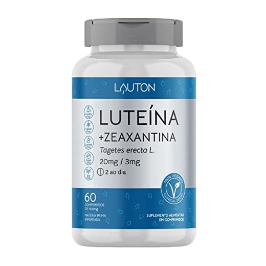 Luteina + Zeaxantina - 60 Cápsulas - Lauton Nutrition, Lauton Nutrition
