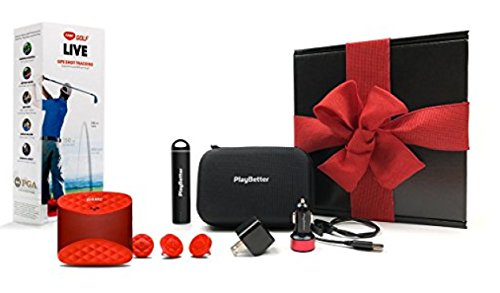 Game Golf LIVE Shot Tracking GPS System GIFT BOX (for iOS and Android) | Includes PlayBetter Protective Case, Portable Charger, USB Wall Adapter, Gift Box [並行輸入品]