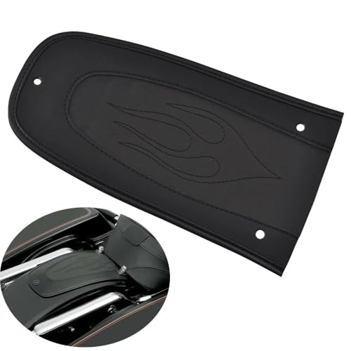 Almohadilla trasera de cuero para viajar en Harley Touring Electra Glide 3
