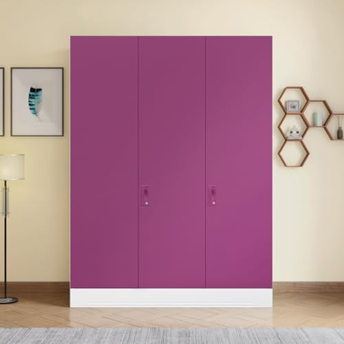 Image of Interio by Godrej Slimline XL 3-Door Steel Almirah