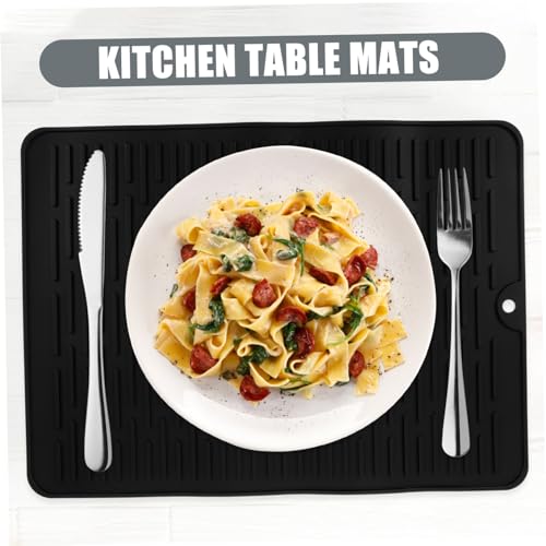 Alfombrilla de silicona escurridor de cuencos ideal para optimizar tu cocina 7