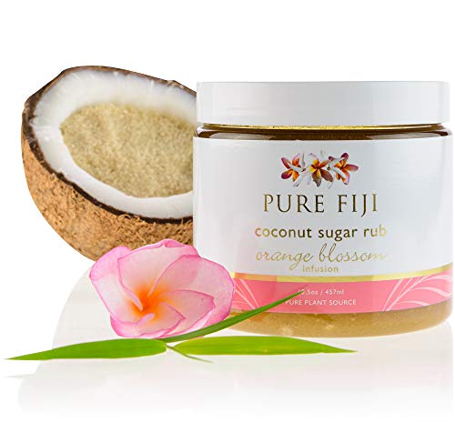 Pure Fiji Sugar Rub Orange Blossom, 15.5 Ounce