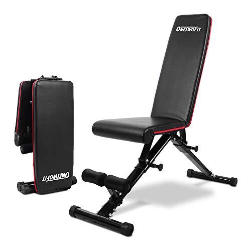 Adjustable Weight Bench, Exercise Workout Bench for Home Gym Work Out, Foldable