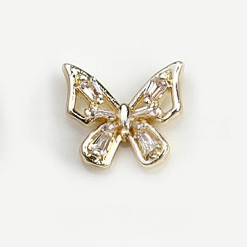 Gold 5 * 5.5mm Luxury Zircon Nail Accessories, Sparkling Crystal Nail Art Decor for Elegant Manicure image 5