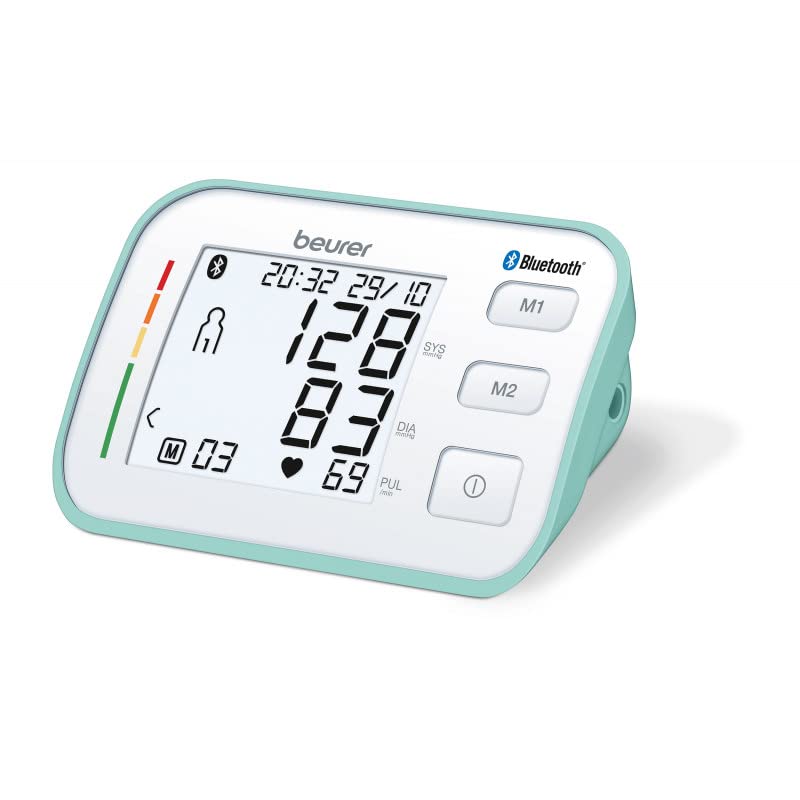 BEURER SRBM1 Misuratore di Pressione Da Braccio Bluetooth LCD 120 Memorie