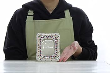 新品未使用> 陶器 3連フォトフレーム 日本未発売品 新品・陶器製