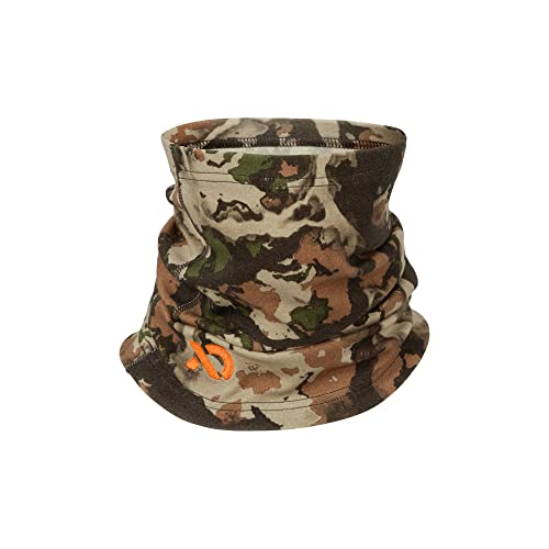First Lite Midweight Merino Wool Neck Gaiter - Warm Camo Hunting Face Mask - First Lite Fusion - One Size