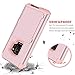 BENTOBEN Wallet Case for Galaxy S9, Shockproof Heavy Duty Rugged 3 in 1 Hybrid Hard PC Cover Soft TPU Bumper Anti-Scratch Protective Phone Case with Card Slot Holder for Samsung Galaxy S9, Rose Gold