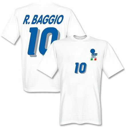 Roberto Baggio Italy 1994 Away T Shirt White Desertcart INDIA