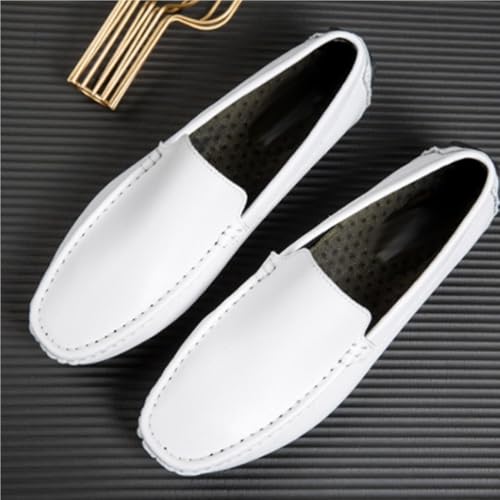 Men's Loafers Venetian Loafers Simple Lightweight Vegan Leather Flat Heel Anti-Slip2