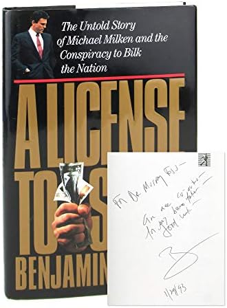 License to Steal: The Untold Story of Michael Milken and the Conspiracy to Bilk the Nation Hardcover โ 1 Oct. 1992