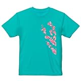 [igsticker] ドライTシャツ 女性用 吸水 速乾 DRY tシャツ レディース スポーツ ゆったり UV対策 デザイン ティーシャツ T shirt Lサイズ ミントグリーン 012863 ひな祭り 桃の花 節句