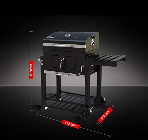 TFA Dostmann Mobiele gas-grill, Gas, Kolen, Kogel, Combi