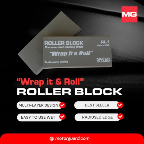 Image of Motor Guard - Roller-Block Precision Wet Sanding Block (RL-1), One Size