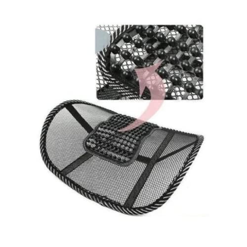 Image of Sulfar Nylon 0534 Mesh Ventilation Back Rest with Lumbar Support Mesh Cushion Pad,Universal Back Lumbar Support Chairs for Office Chair,Home,Car,Seat to Relieve Pain(Pack of 2)