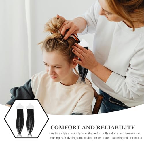 Muestras de cabello natural TEHAUX de 3 niveles naturales para estilistas 3