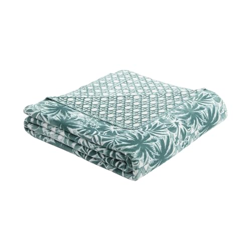 Tommy Bahama - Twin Blanket, Ultra Soft Coco Flannel...