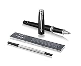 parker rollerballmine z41 strichstärke m blau Die schwarze Lackierung lässt die Oberfläche leicht glänzen und wird durch Chromzierteile und einen Clip mit dem charakteristischen Parker-Pfeil ergänzt.