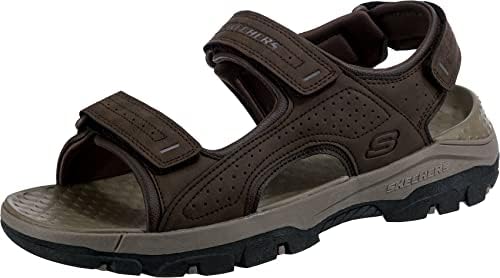 Skechers Tresmen Garo Fisherman Sandals, Chocolate, Men\'s 10 M Relaxed Fit: Tresmen - Garo main image 4