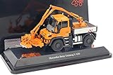 unimog 406 gebraucht  Unbekannt Mercedes-Benz Unimog U 400 / Mulag MKM 700 mit Mähwerk orange 1:50 NZG