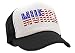 MURICA FOURTH OF JULY USA - 4th america patriot Mesh Trucker Cap Hat Cap, Black