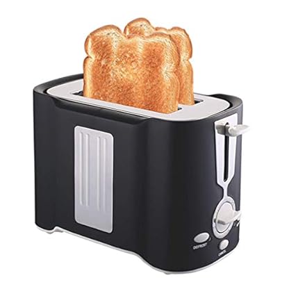 XYSQWZ 2 Scheiben Toaster Brot Edelstahl Toaster Extra Breite Schlitze Abtauen Abbrechen Funktion Upgrade Toaster Für…