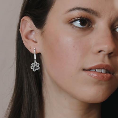 Boucles d'oreilles légères et élégantes motif griffes de chien