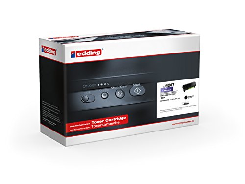 Cartouche toner noir Edding 6007 alternative Lexmark 50F0XA0 haute autonomie pour imprimante laser.