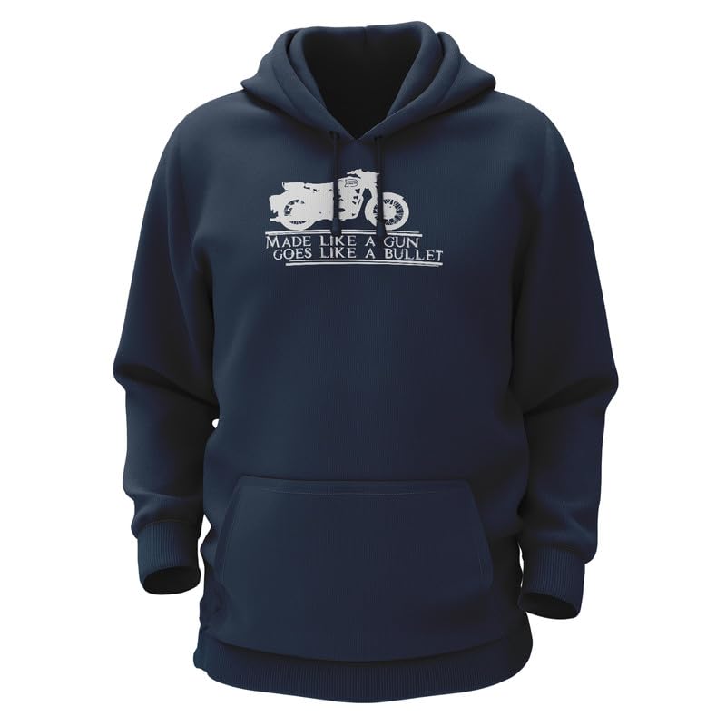Cotton Hoodie for Men & Women | 350 GSM 100% Pure Cotton Outfit |Graphic Printed Casual Wear |Royal Enfield-2|-image-46