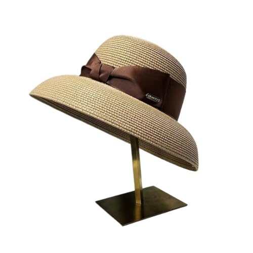 Chapeau de paille femme kaki idéal pour vos vacances à la plage