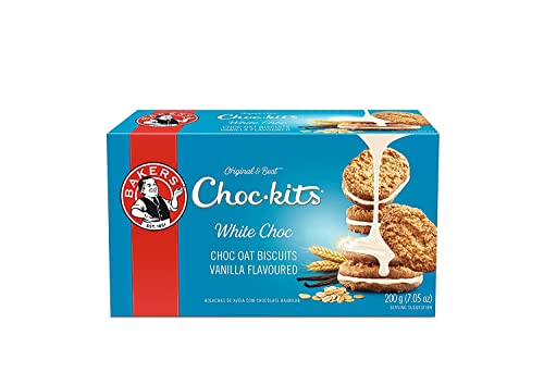 Baker’s Choc-Kits White Choc Oats Biscuits