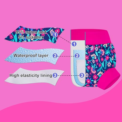 Image of BIG ELEPHANT Baby Swim Diapers 3-Pack, Reusable Swimming Diapers