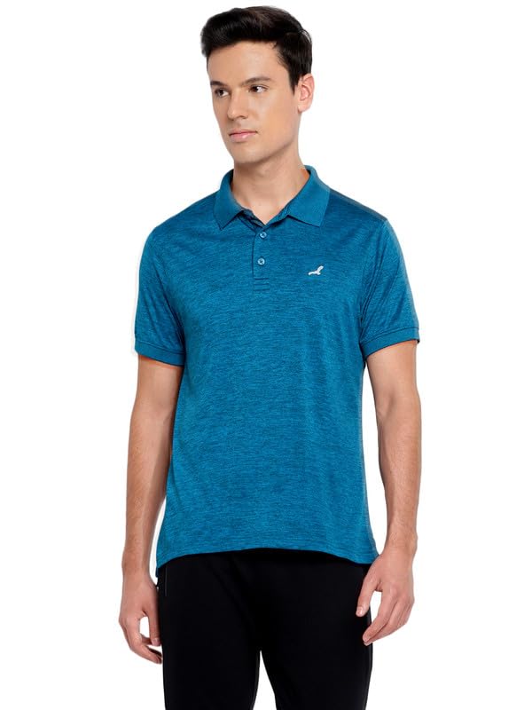 AMERICAN CREW Active wear Kooltex Polo Neck T-Shirt for Men with Moisture Management Properties-picture-26