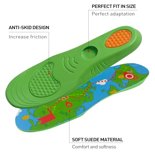 Plantillas con soporte ergonómico para niños y adultos XS miniatura 2