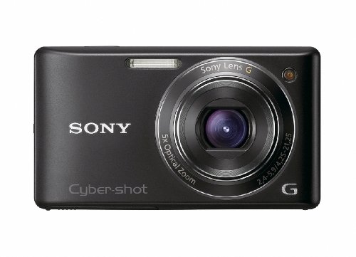 Sony DSCW380B Cyber-shot Digital Camera - Black (14.1 MP, 5x