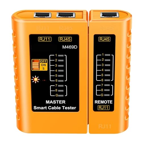 ケーブルテスター ネットワークケーブルテスター ケーブルテスター ネットワーキングツール ネットワーク修復ツール(Yellow)
