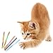 Watreketal 25Pcs Kitten Chew Toy Teething Woven Cats Interactive Attractive Woven Tube Shape Teething Toy for Indoor