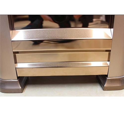 PLMNBQWE Großer quadratischer Mülleimer mit abnehmbarem, praktischem Abfalleimer für Gewerbegebäude, Garten und Außenbereich, langlebiger, bodenstehender Mülleimer B – Bild 5