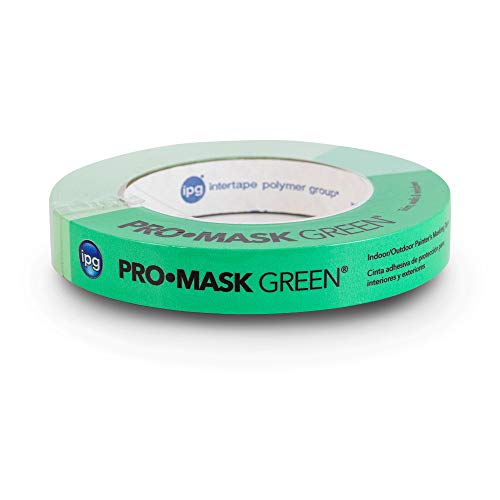 Image of IPG ProMask Green, 8-Day Painter's Tape, 0.70 inch x 60 yd, Green, (Single Roll)