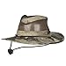 Mossy Oak Terra Gila Camo Safari Hat for Men – Breathable Mesh Crown Outback Sun Hat with Wide Brim and Adjustable Chin Cord, Outdoor Hunting & Fishing Hat