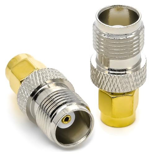 Adaptador coaxial SMA macho a TNC hembra x2 miniatura 1