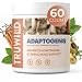 ADAPTOGENS Adrenal Support Stress Relief Blend - Ashwagandha, Maca, Siberian Ginseng, Cordyceps Mushroom, Holy Basil, Astragalus, Gotu Kola - 60 Capsules