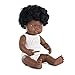 Miniland 31154 - Baby (afrikanisches Mädchen) 40 cm