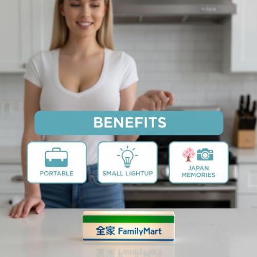 Imán Decorativo 3D Mini Tienda Japonesa FamilyMart LED miniatura 2