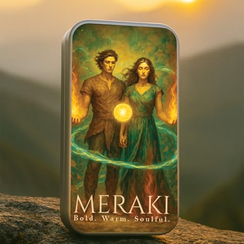 Image of Solid Perfume Unisex Duo - Elora & Meraki | 10g x 2 (20g Total) | Long-Lasting Alcohol-Free Solid Perfume Balm | Musk & Spicy Amber Fragrance | Pocket Travel Perfume for Men & Women
