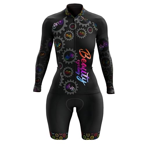 Combinaison cyclisme femme à manches longues pour le triathlon