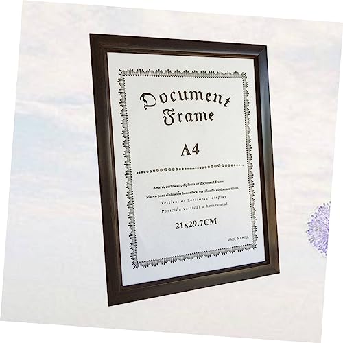 ABOOFAN 1 Unidade De Caixa De Arquivo De Madeira A4 Para Pendurar Na Parede