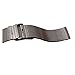 SDFFGHJ Watchband Accessories Fashion Watches Men Straps Bracelet 18m 20mm 22mm 24mm Shark Mesh Stainless Steel Metal Black(Black,22mm)
