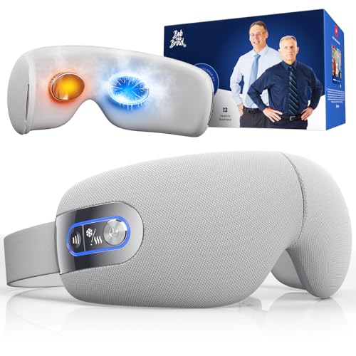 BOB AND BRAD EYEFLOW Eye Massager with Heat & Cooling, FSA and HSA Eligible - Semiconductor Cold Compress Eye Mask for Migraines & Dry Eyes, Heated Temple Massager, Fathers Day Dad Gifts for Men